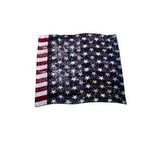 Patriotic America Flag Stars Red White Blue Infinity Loop Scarf Wrap
